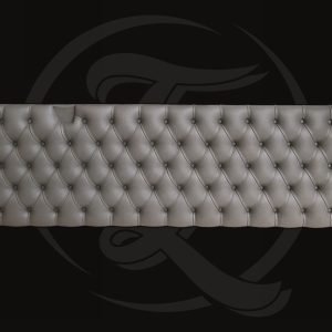 Bedplaat - gecapitonneerd