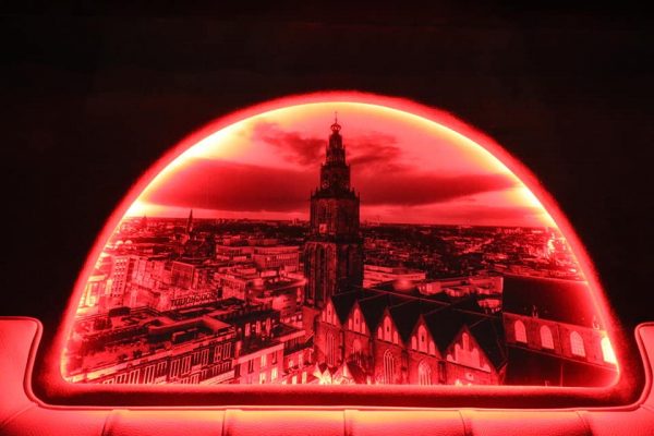 Bekleding scania truck achterwand foto