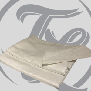 set zijgordijnen wit