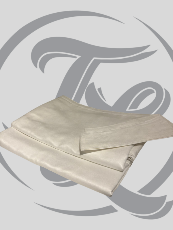 set zijgordijnen wit