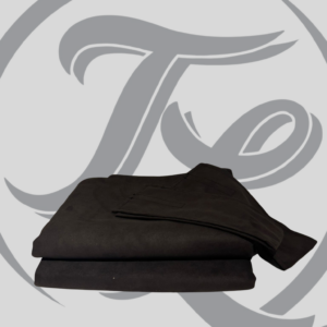 set zijgordijnen zwart 820