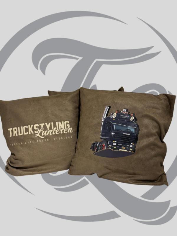 sierkussen beige/bruin123 - Afbeelding 2