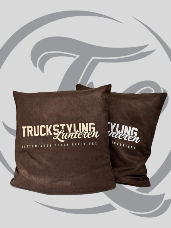 sierkussen donkerbruin - Afbeelding 2