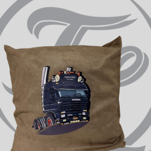 sierkussen beige/bruin 123