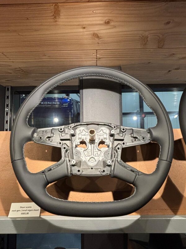 leren Scania next gen stuur zwart