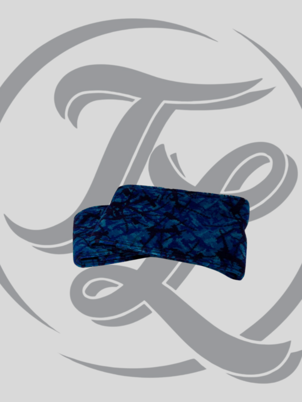 set ophaalbandje blauw pluche