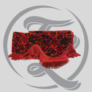 Raamband Rood pluche