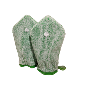 Hoogpolige washandschoen