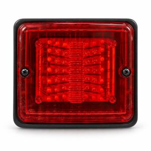 Rear tail light red