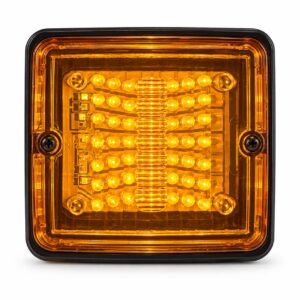 Intermittent orange flashing light